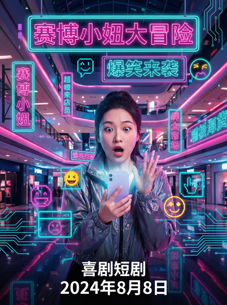 小敏家电视剧全集免费观看 搞笑喜剧短剧 - 赛博小妞大冒险海报